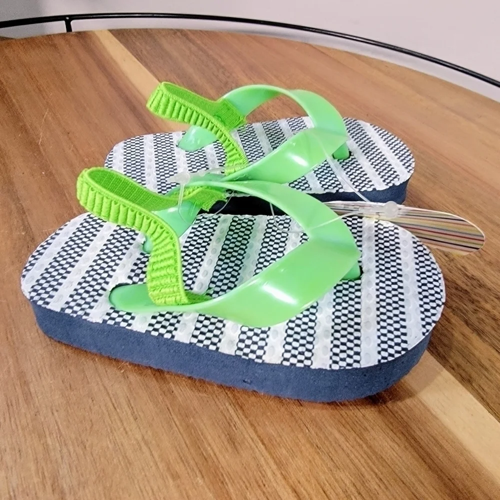 Wippette Blue and green Baby sandals pool beach Size XS